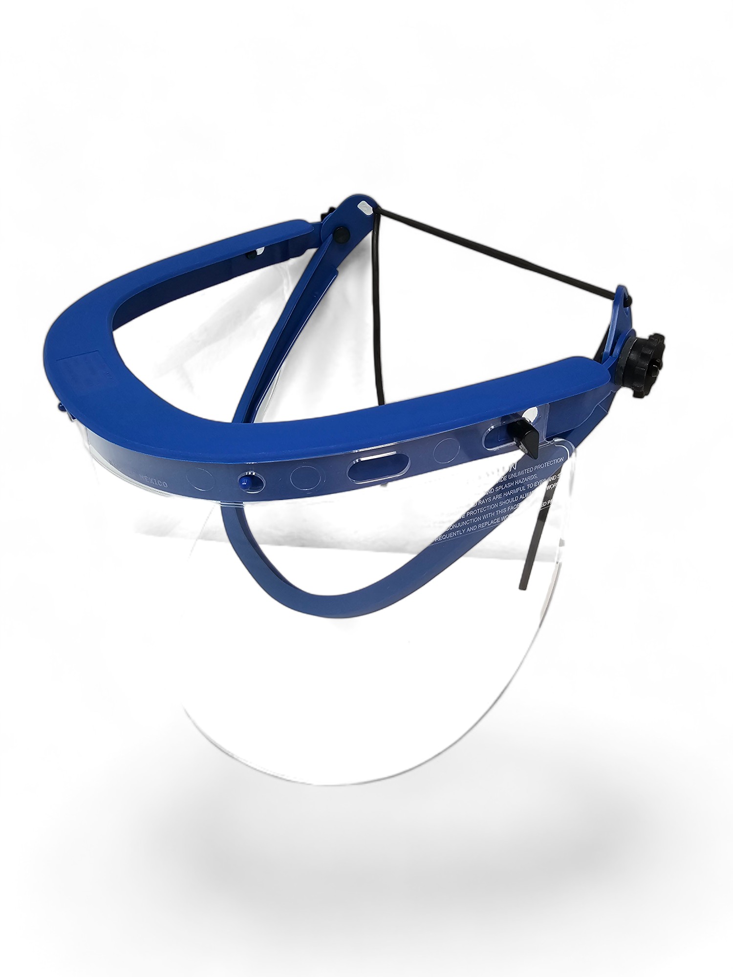 MCR Safety 101 Dielectric Nylon Face Shield Bracket For Hardhat, Blue, (Bracket)