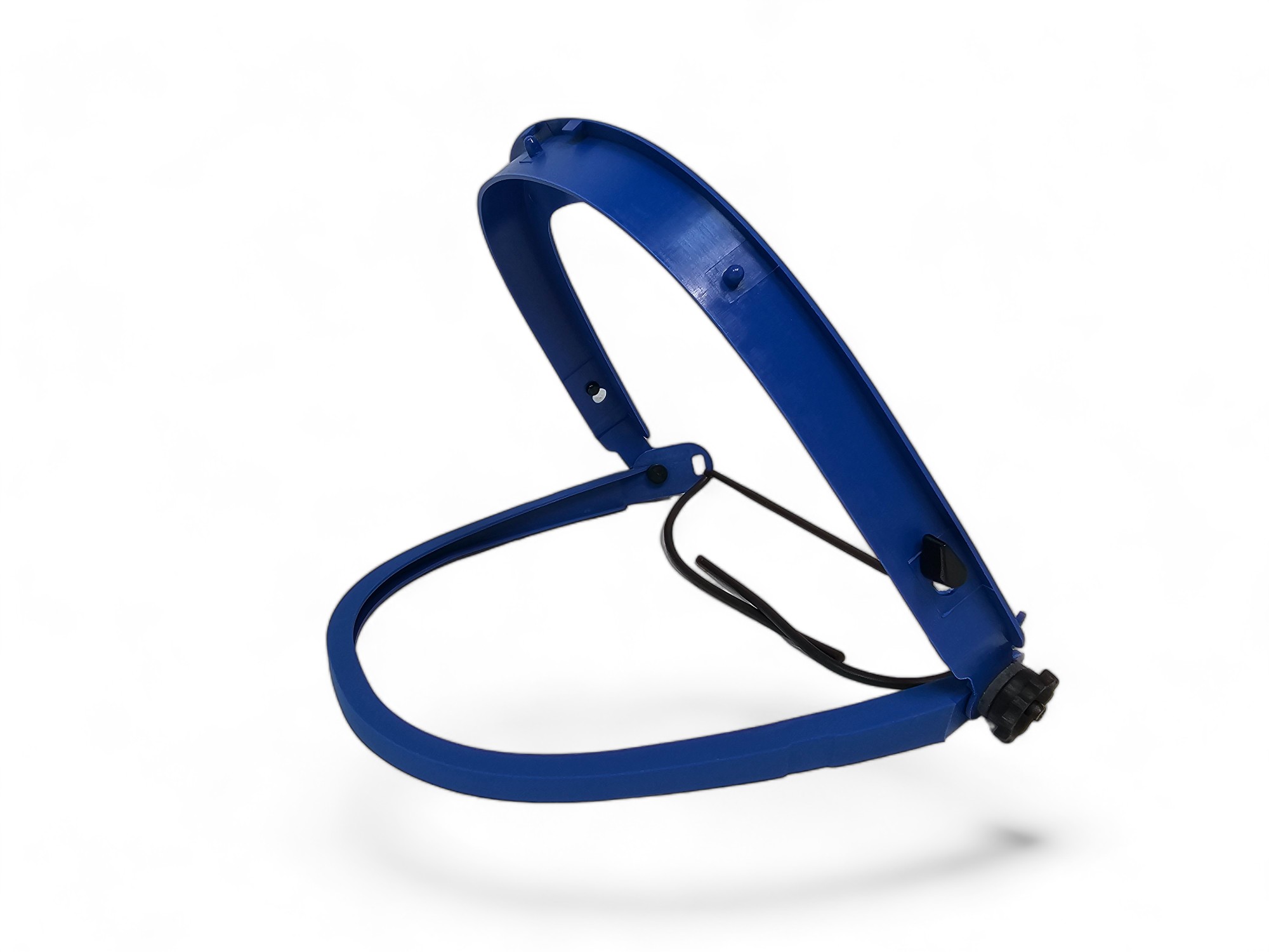 MCR Safety 101 Dielectric Nylon Face Shield Bracket For Hardhat, Blue, (Bracket)