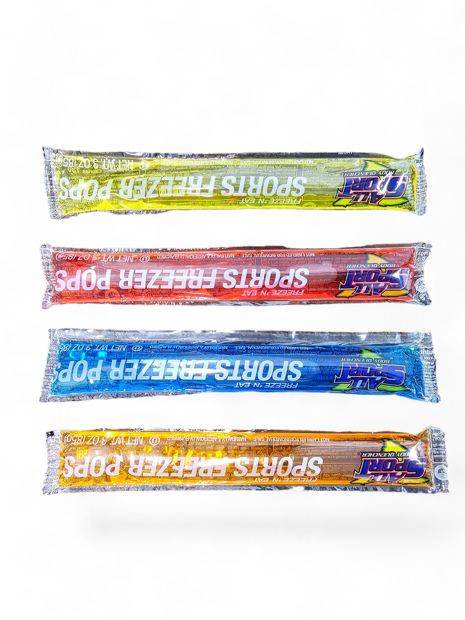 All Sport Hydration Freezer Pops, 36 CT (Variety Pack)