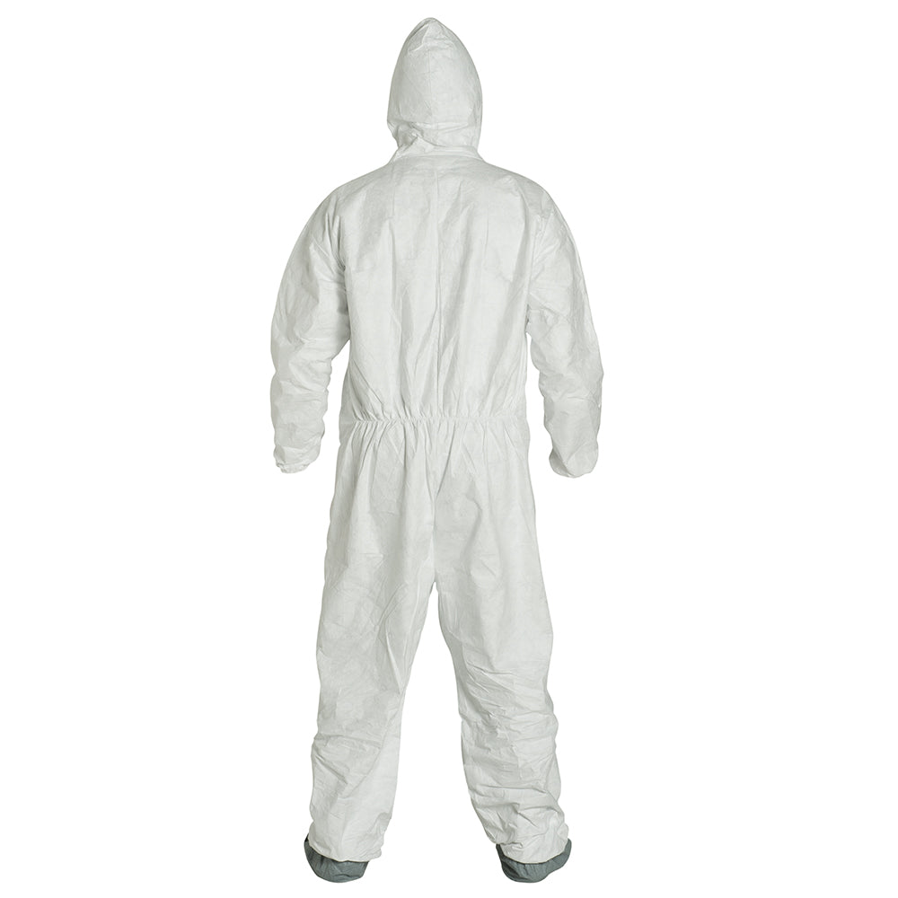 Ty122s Case of 25 Dupont Tyvek Coverall with Hood and Boots TY122S | eBay